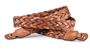 Leica Leica Carrying Strap, flat braided cord, cognac