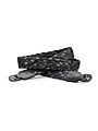 Leica Carrying Strap, flat braided rayon & leather cord, black