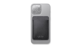 Leica Leica Cardholder for MagSafe, leather, black