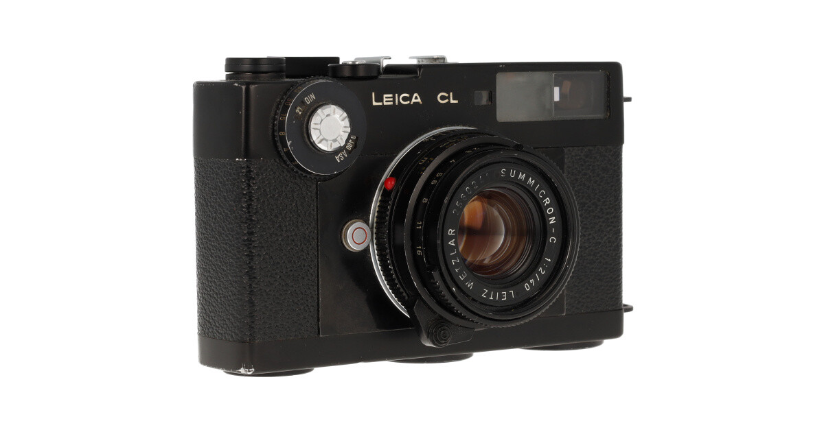 Leica CL + Summicron-C 40mm 2.0, Used, s/n: 1302013/ 2560241