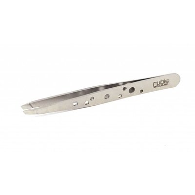 Rubis Tweezers Angled Stainless Steel Elegance 1K111