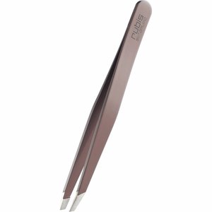 Rubis Angled tweezers taupe 1K117