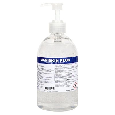 Reymerink Maniskin Plus - Disinfecting hand gel with 70% alcohol and pump