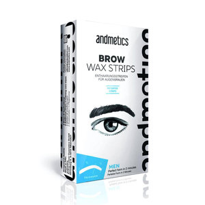 Andmetics Eye Brow Wax Strips Mannen