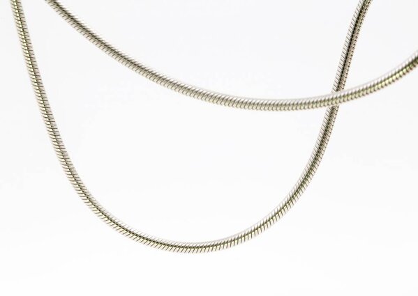 Schlangenkette aus 925er Silber, 1,4 mm Schlangenkette aus 925er Silber, 1,4 mm