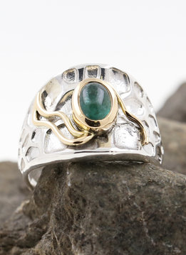Ring Sheherazade Bicolor Smaragd