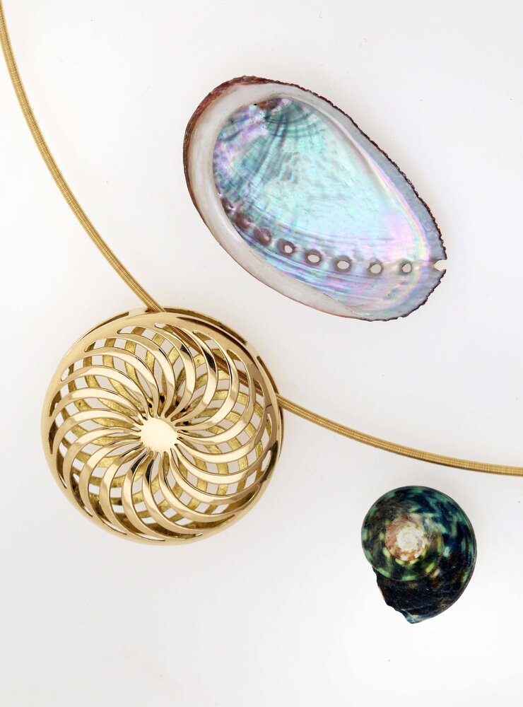 Rügen-Anhänger aus 750er Gelbgold Rügen-Anhänger aus 750er Gelbgold