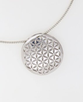 Anhänger Blume des Lebens 2 Silber