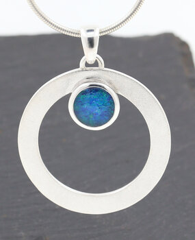 Anhänger Eyecatcher  Silber Opaltriplette Anhänger Eyecatcher  Silber Opaltriplette