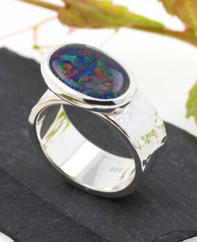 Ring "New Creations" Silber Opaltriplette Ring "New Creations" Silber Opaltriplette