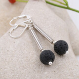 Ohrringe Lava, Silber Ohrringe Lava, Silber