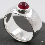 Ring King Arthur Silber Rubin Ring King Arthur Silber Rubin