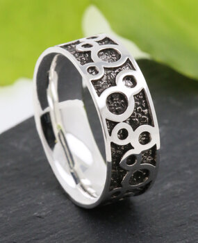 Partnerring Bubbles Silber Partnerring Bubbles Silber