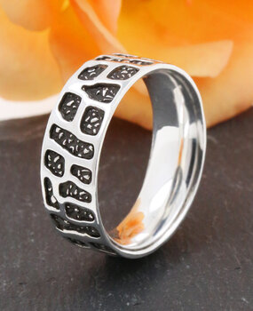 Partnerring Camouflage Silber Partnerring Camouflage Silber