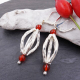 Ohrringe Carneol Silber Ohrringe Carneol Silber