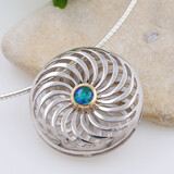 Rügen-Anhänger Bicolor Opaltriplette Rügen-Anhänger Bicolor Opaltriplette