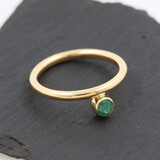 Ring "Ringlein 2" Gold Smaragd Ring "Ringlein 2" Gold Smaragd