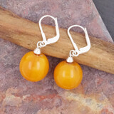 Ohrringe Bakelit Silber Ohrringe Bakelit Silber