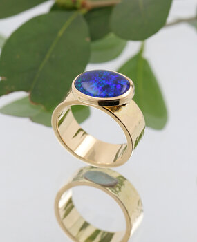 Ring "New Creations" Gold Opaltriplette Ring "New Creations" Gold Opaltriplette