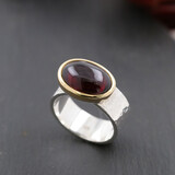 Ring "New Creations" Bicolor Granat Ring "New Creations" Bicolor Granat