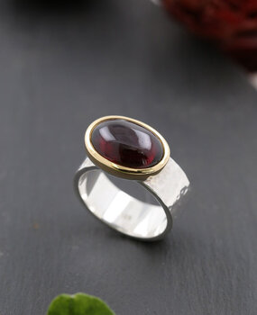 Ring "New Creations" Bicolor Granat Ring "New Creations" Bicolor Granat