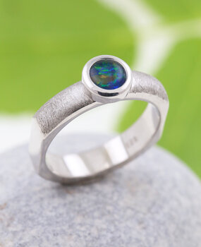 Ring Modern Times Silber Opaltriplette Ring Modern Times Silber Opaltriplette