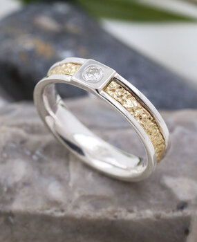 Ring "It's True" Bicolor Diamant