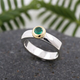 Ring "Modern Times" Bicolor Smaragd Ring "Modern Times" Bicolor Smaragd