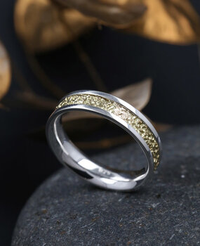 Ehering "It's True" Bicolor Variante ohne Stein