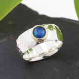 Ring King Arthur Bicolor Opaltriplette