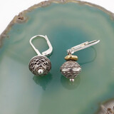 Ohrringe Messing Silber Ohrringe Messing Silber