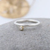 Ring "Ringlein 2" Bicolor Diamant Ring "Ringlein 2" Bicolor Diamant