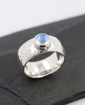 Ring King Arthur Silber Mondstein Ring King Arthur Silber Mondstein