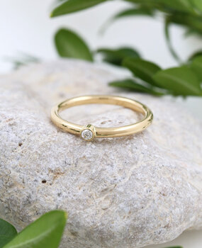 Ring "Ringlein 1" Gold Diamant Ring "Ringlein 1" Gold Diamant