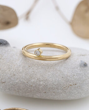 Ring "Ringlein 2" Gold Diamant Ring "Ringlein 2" Gold Diamant