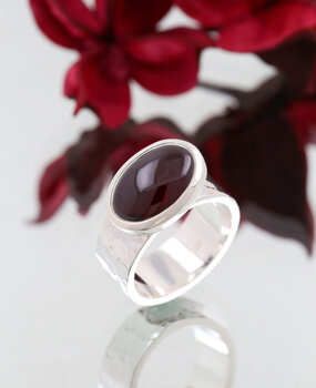 Ring "New Creations" Silber Granat Ring "New Creations" Silber Granat