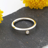 Verlobungsring "Ringlein 2" Bicolor Diamant