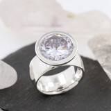 Ring Prunkstück Diamantweiß Ring Prunkstück Diamantweiß