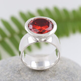 Ring Prunkstück Rubinrot Ring Prunkstück Rubinrot