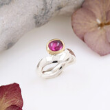 Ring "Binzer Bucht" Bicolor Rhodolith Ring "Binzer Bucht" Bicolor Rhodolith