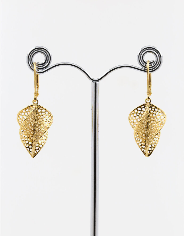 Spira: Ohrringe aus 925/-Silber vergoldet Spira: Ohrringe aus 925/-Silber vergoldet