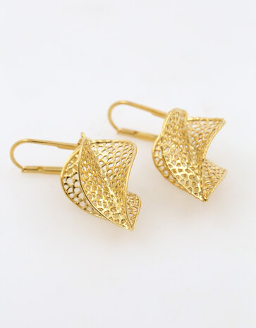 Spira: Ohrringe aus 925/-Silber vergoldet Spira: Ohrringe aus 925/-Silber vergoldet