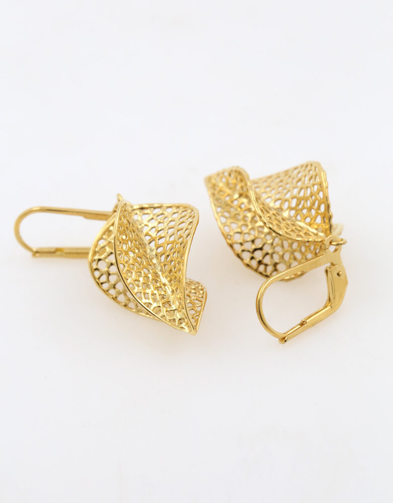 Spira: Ohrringe aus 925/-Silber vergoldet Spira: Ohrringe aus 925/-Silber vergoldet