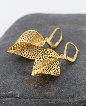 Ohrringe Spira 925/-Silber vergoldet