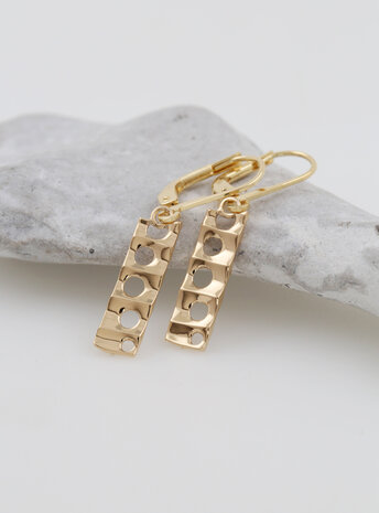 Sisi: Ohrringe aus 925er Silber vergoldet