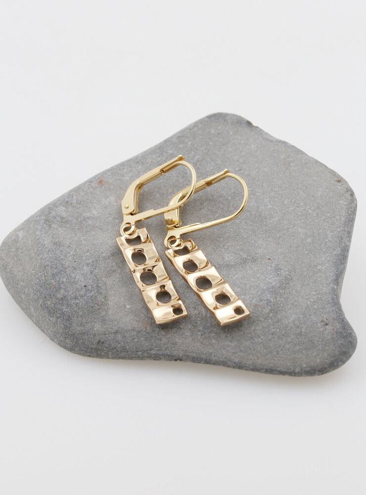 Sisi: Ohrringe aus 925er Silber vergoldet