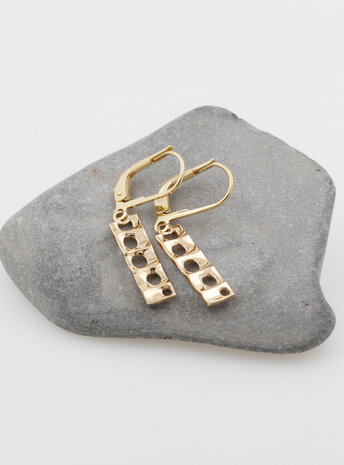 Sisi: Ohrringe aus 925er Silber vergoldet