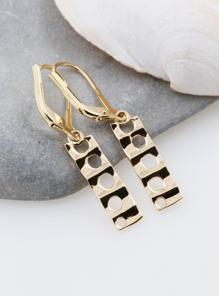 Sisi: Ohrringe aus 925er Silber vergoldet