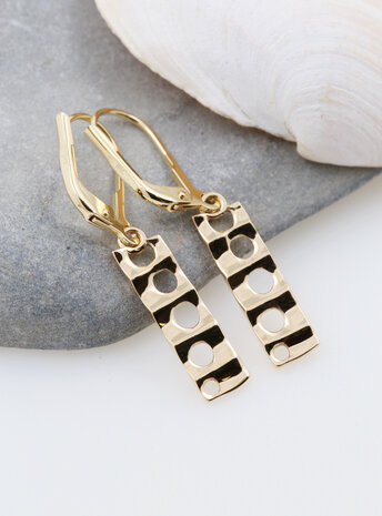 Sisi: Ohrringe aus 925er Silber vergoldet