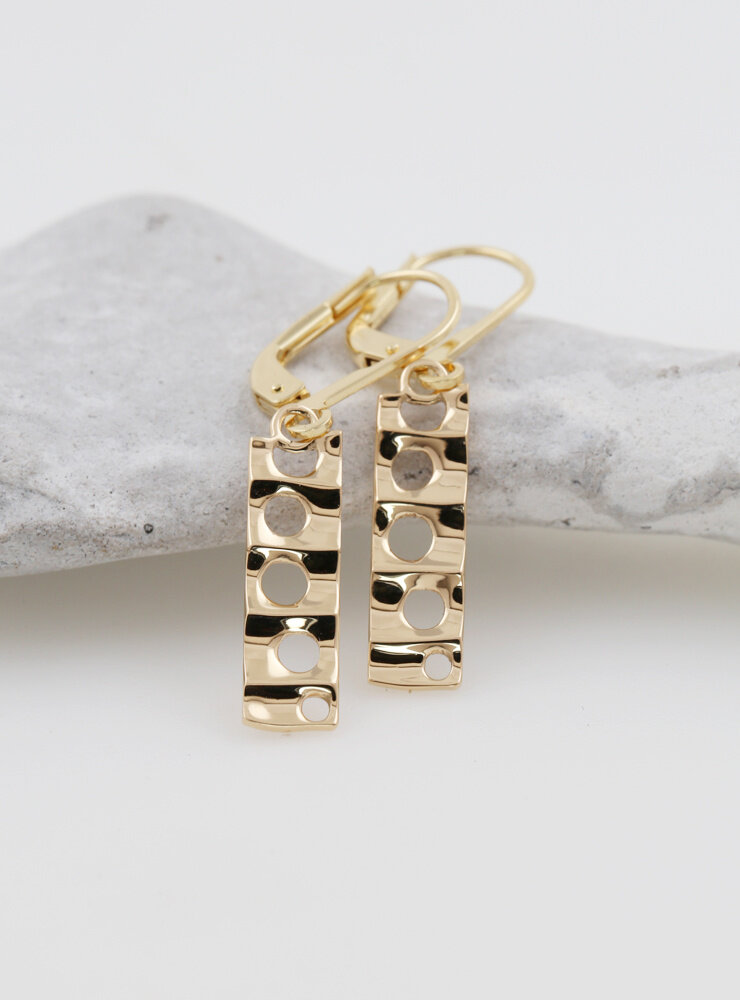 Sisi: Ohrringe aus 925er Silber vergoldet